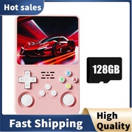 K36S R36S Retro Game Console 128GB 3.5 Inch IPS Screen Linux WIFI Portable Pocket Game Player for Ki