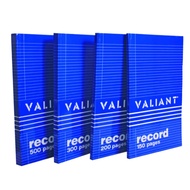 blue record book  big/jr Valiant Record Book (500 pages,300 pages