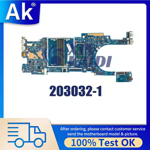 For HP 14-DY 14T-DY Laptop Motherboard 203032-1 Gold 7505 i3-1125G4 i5-1135G7 M45749-601 M45032-601 