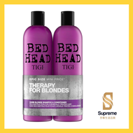 TIGI Bed Head Dumb Blonde 復活洗髮露 & 豐盈護髮素 (750ml*2) 615908942217 [平行進口]