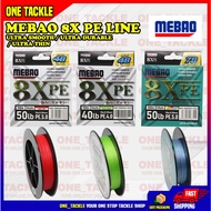 Mebao 8x pe braided line jigging fishing line