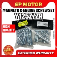 Yamaha Y125z 5BU / Y125zR 5XK Engine /// Magneto & Clutch Cover Cap Bolt SCREW SET / Magnet Cover Sk