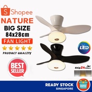 32-inch DC fan lamp ceiling ceiling fan kitchen small fan energy saving fan lights remote control fan ceiling lamp