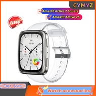 Amazfit Active 2 Square strap Soft TPU transparent strap Amazfit Active 2S strap watch band Sports w