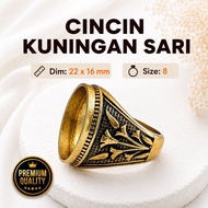 Brass bronze agate ring 25 agate ring agate stone