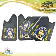 แผ่นยางบังโคลน  บังโคลน  ยางบังโคลน  กระบะ ลาย  SAFETY FIRST V.1   1 ชุด 4 ชิ้น ใส่ได้ทั้งด้านหน้าแล