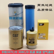 CAT Carter 307D 308D 307C 308C Oil Filter Diesel Filter Air Filter Excavator Accessories