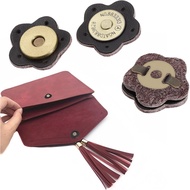 Create idea 8Pcs Leather Magnetic Snaps Purse Magnetic Buckle Magnetic Handbag Clasp PU Leather Wall