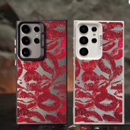 Full Screen Lip Print Fashion Trend Niche Hot Sale Protective Cases Suitable for Samsung S23 PLUS/A5