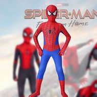 Iron Spider คอสเพลย์ Amazing Spider-boy Man ชุดปาร์ตี้ฮาโลวีนชุดบอดี้สูท Superhero สำหรับเด็กผู้ใหญ่