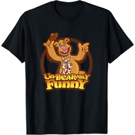 The Muppets Un-Bear-Ably Funny Fozzie Vintage Badge T-Shirt Fashion Tops for Boys and Girls Distro A