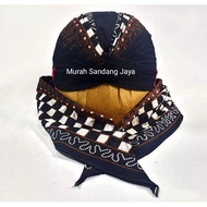 Blangkon Jogja Lipat Sliwir Motif Catur Coklat || Blangkon Jogja Lipat || Blangkon Jawa Dewasa || Bl