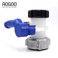 IBC Tank Container Inlet 75mm To Outlet Male 2Inch DN50 Butterfly Valve