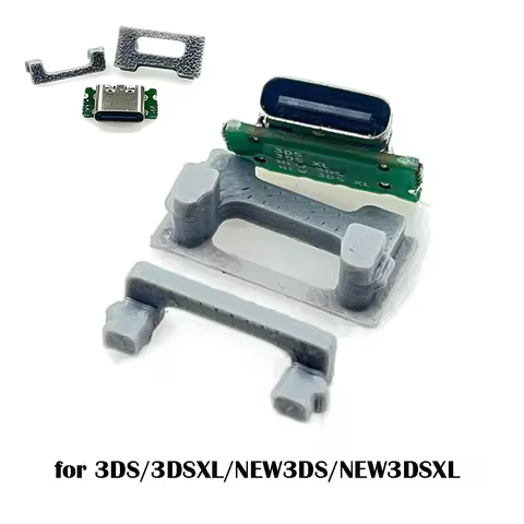 for 3DS 3DSXL NEW3DS NEW3DSXL Charging Port USB C Type C Converter for Nintendo Game Console Repair 