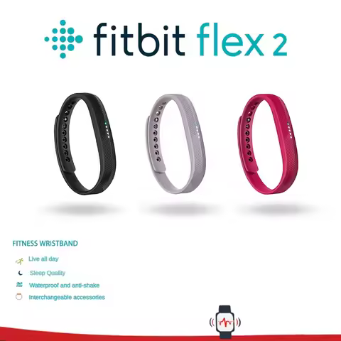 Fitbit Flex2 intelligent sports bracelet tracker, sleep monitoring, swimming waterproof alarm clock,