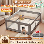 [COD] Foldable Kids Playpen Safety Baby Playpen Indoor Playpen Baby Fence Pagar Kandang Baby 圍欄 兒童