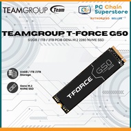 TEAMGROUP T-FORCE G50 512GB / 1TB / 2TB PCIE GEN4 M.2 2280 NVME SSD