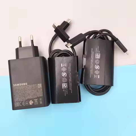 SAMSUNG 65W GaN USB C Fast Charger EU QC PD 3.0 Quick Charge Wall Adapter For Galaxy Z Fold 7 6 A17 