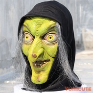 Hourser old man mask hood witch handcrafted and semi-mechanical Adrenaline Rush themed props thrilli