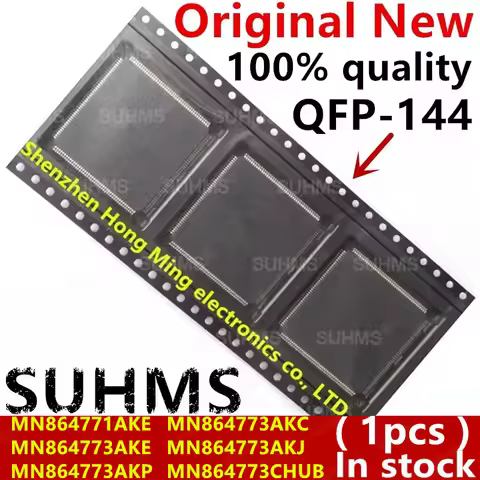 (1piece) 100% New MN864771AKE MN864773AKE MN864773AKP MN864773AKC MN864773AKJ MN864773CHUB QFP-144