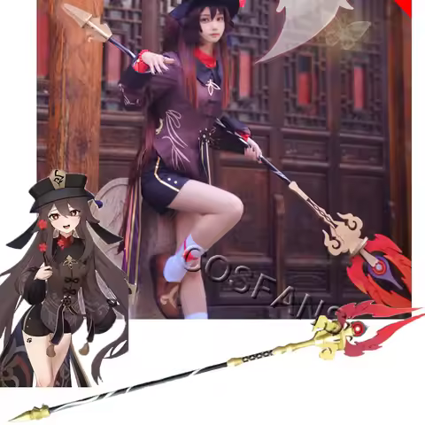 Genshin Impact Weapon Staff of Homa Hu Tao Cosplay Prop Cosplay performance non-destructive can pass