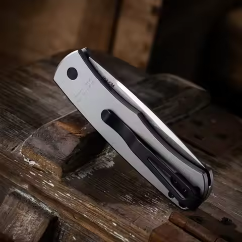 Free Wolf MF01 154-CM Blade Pocket EDC Folding Knife Aluminium Alloy Handle Bearing Outdoor Camping 