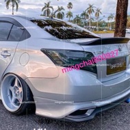 🔥Toyota Vios NCP150 Ducktail Spoiler Rear Wing Fiber Bodykit Duck tail 2013 2019  NO PAINT