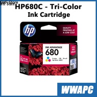 DYF Store HP680 HP 680 680K Black 680C Tri-Color Original Ink Advantage Cartridges for HP2135 and HP2676 Inkjet Printer