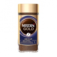 Nescafe Gold Decaf Rich Aroma &amp; Smooth Taste Original Coffee Beans 200Gr Original Halal
