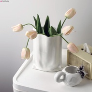 Morandi Electroplating Silver Vase Simple and Elegant Design