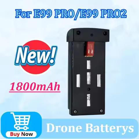 3.7V 1800mAh Lithium Battery Spare for RC Drone for E99 PRO E99 PRO2 Drone Battery Quadcopter Replac
