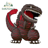 EARLFAMILY Rising King Gojira Car Stickers Creative Rearview Mirror Motorcycle Bumper Windshield Vin
