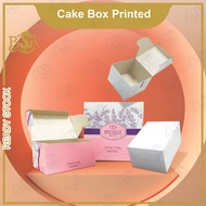 Printed Cake Box Cake Box With Windows Plain Kuih Lapis Printed Kuih Lapis With Window Plain Cake Bo