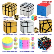 AM 3x3x3 & 2x2x2 Mirror Cube Gold/Silver 1x3x3 Ghost Unequal, Inequilateral, Cylinder, Cylindrical 3