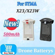 3.7V 500mAh Rechargeable Battery for SYMA X23/X23W Accessories for RC Aircraft Spare Parts Battery B