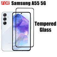 สําหรับ Samsnug A55 5G เคสโทรศัพท์ กันกระแทก Samsung A 55 A35 5G กระจกนิรภัย ป้องกันหน้าจอ ฟิล์ม