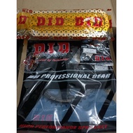 HONDA RS150,RSX150 FULLSET,RANTAI DID 428VIX,SPOCKET 428  15T- 44T & 43TDID RACING CHAIN ORIGINAL DI