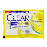 CLEAR shampoo  lemon sachet