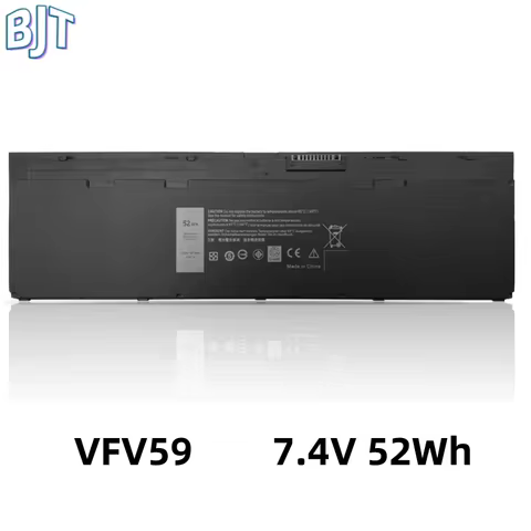 7.4V 52Wh New VFV59 Laptop Battery Li-ion For DELL Latitude E7240 E7250 Series W57CV 0W57CV WD52H GV