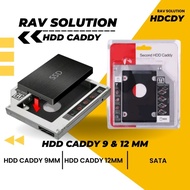 THIN CADDY HDD (SLIM) 9.5MM SATA DVD SLOT TO HDD SLOT/ CADDY RAV Solution SSD/