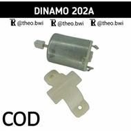 Sparepart dinamo mesin jahit mini portable 202a dan pengunci dinamo,