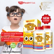 2 boxes VITAREALM Power Eye Kids 60s (New Packaging) 儿童护眼防近视咀嚼片*Eye Care, Kids Health, Lutein Zeaxanthin, Vitamin A*