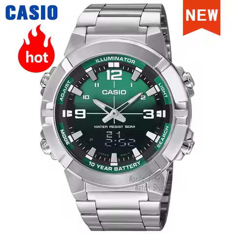 Casio watch for men top luxury set quartz 50m Waterproof military dual display Watch relogio masculi