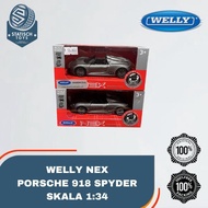 Nex welly Porsche 918 Spyder Scale 1:34 Welly Door Openable Diecast Toy Original 100% New