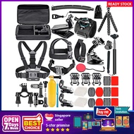 [sgstock] Neewer 50 in 1 Action Camera Accessory Kit Compatible with GoPro Hero10/9/8/7/6/5/4, GoPro