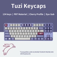 [SG Local Stock] Tuzi Keycaps | Cherry Profile | PBT Dye-Sub | Royal Kludge Tecware Keychron Akko Keycap