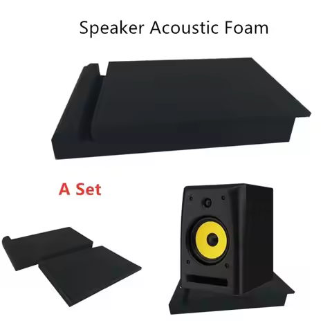 Desktop Speakers Isolation Panels Subwoofer Speaker Acoustic Foam Speakers Isolation Pads Studio Mon