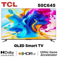 【TCL】50吋 4K QLED 120Hz DLG量子智能連網液晶電視 50C645 送基本安裝