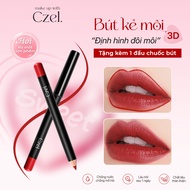[GIVE BRUSH] CZEL Lip Liner Pencil Long-lasting Contour Shaping Anti-Smudge Natural Color 0.5g