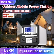 Solar Power Station 180000mah 220V 150W Portable Powerbank Power Supply Charger Camping